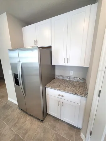view of kitchen and window