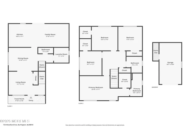 $450,000 | 723 Woodland Avenue, Burlington, NJ 08016