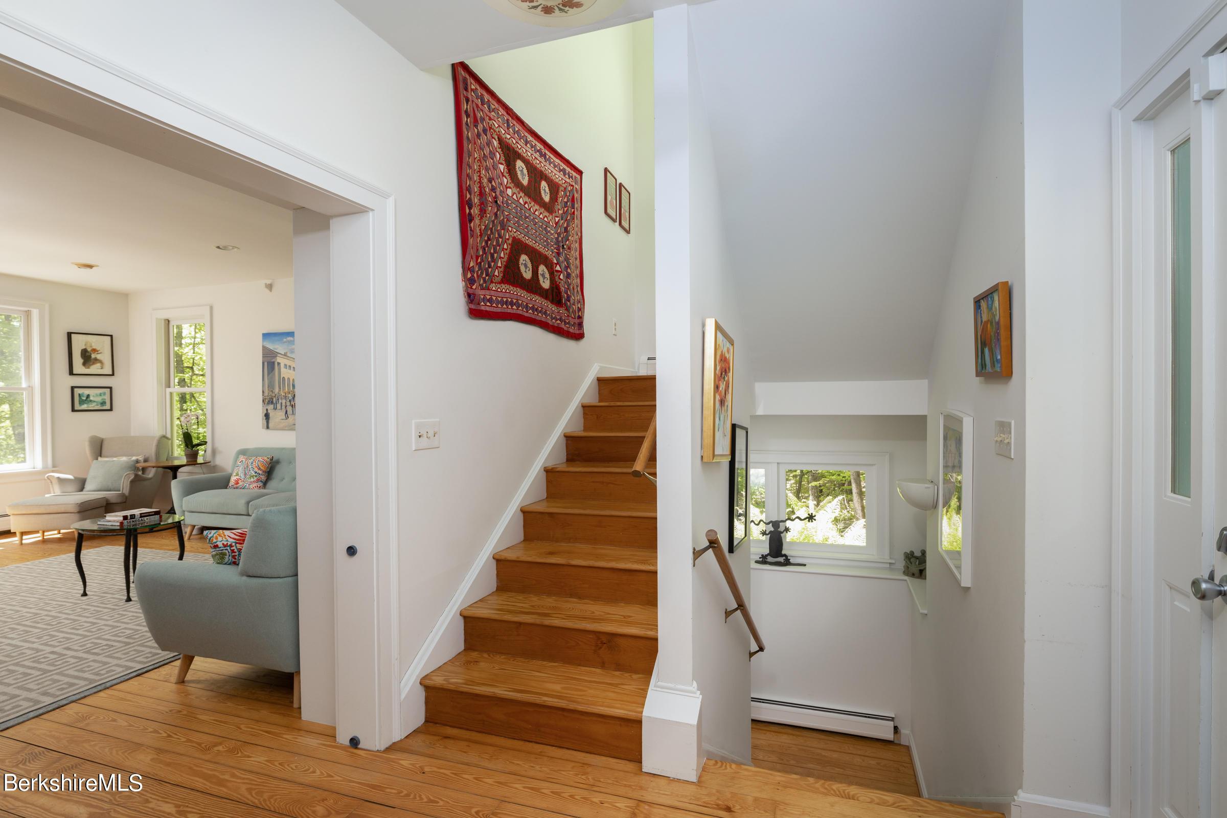 255 Hupi Road Monterey, MA 01245 - Photo 13 of 26 a view of entryway and hall with wooden floor