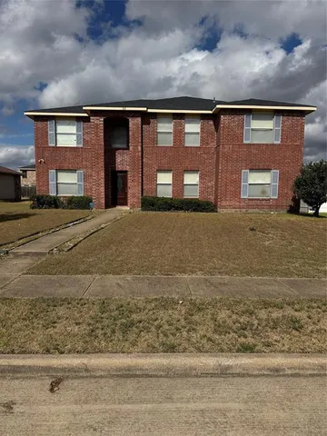 a front view of house