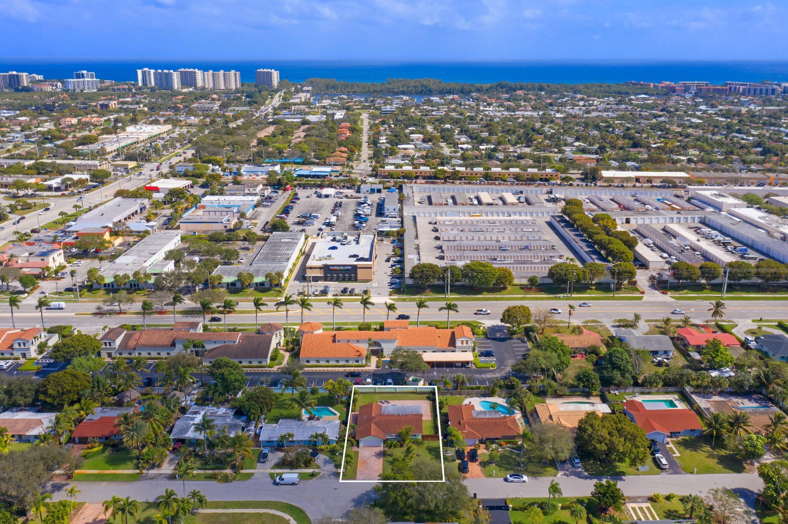 3798 Northwest 2nd Court Boca Raton, FL 33431 - Photo 21 of 31 Aerial Ocean View