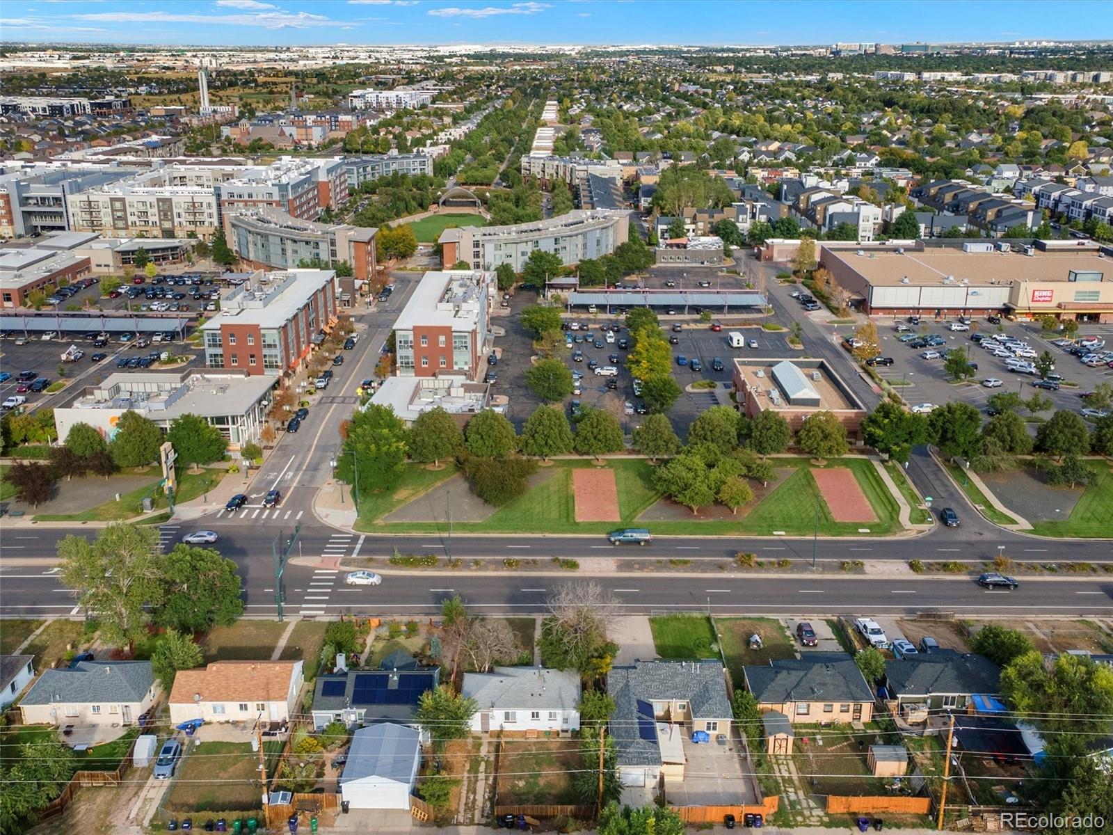 2865 Quebec Street Denver, CO 80207 - Photo 25 of 30 an aerial view of a parking