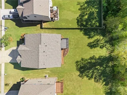 a balcony filled with furniture