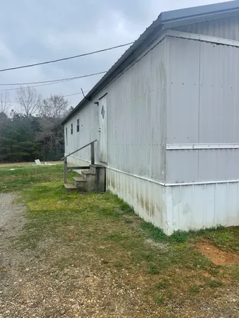 a backyard of a house