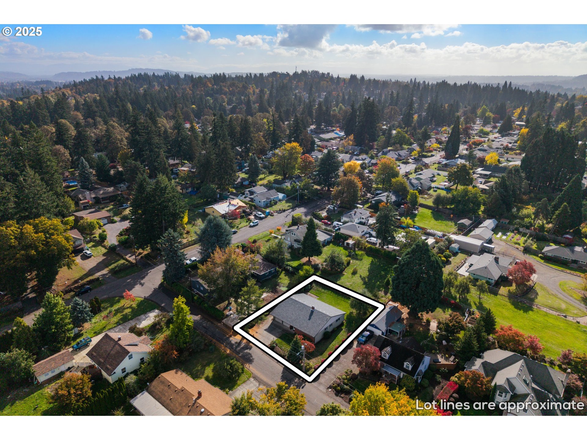 3396 Southeast Loeffelman Road Milwaukie, OR 97222 - Photo 33 of 41 a view of a city with mountain