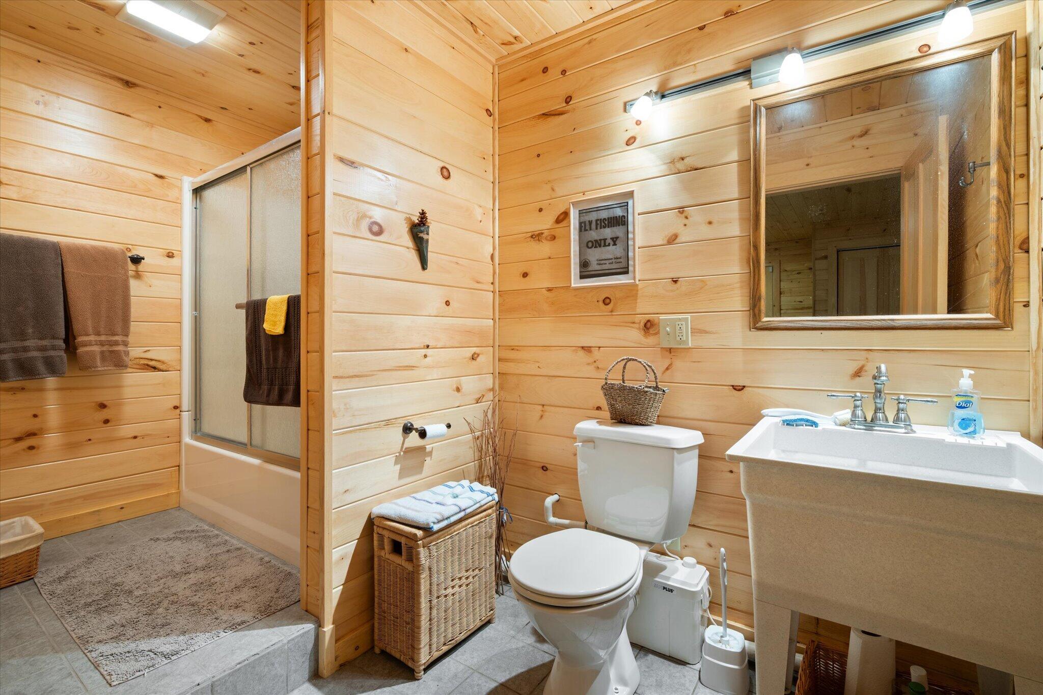 154 Woodman Mill Road Lowell, ME 04493 - Photo 27 of 59 70-Lower Level Bathroom