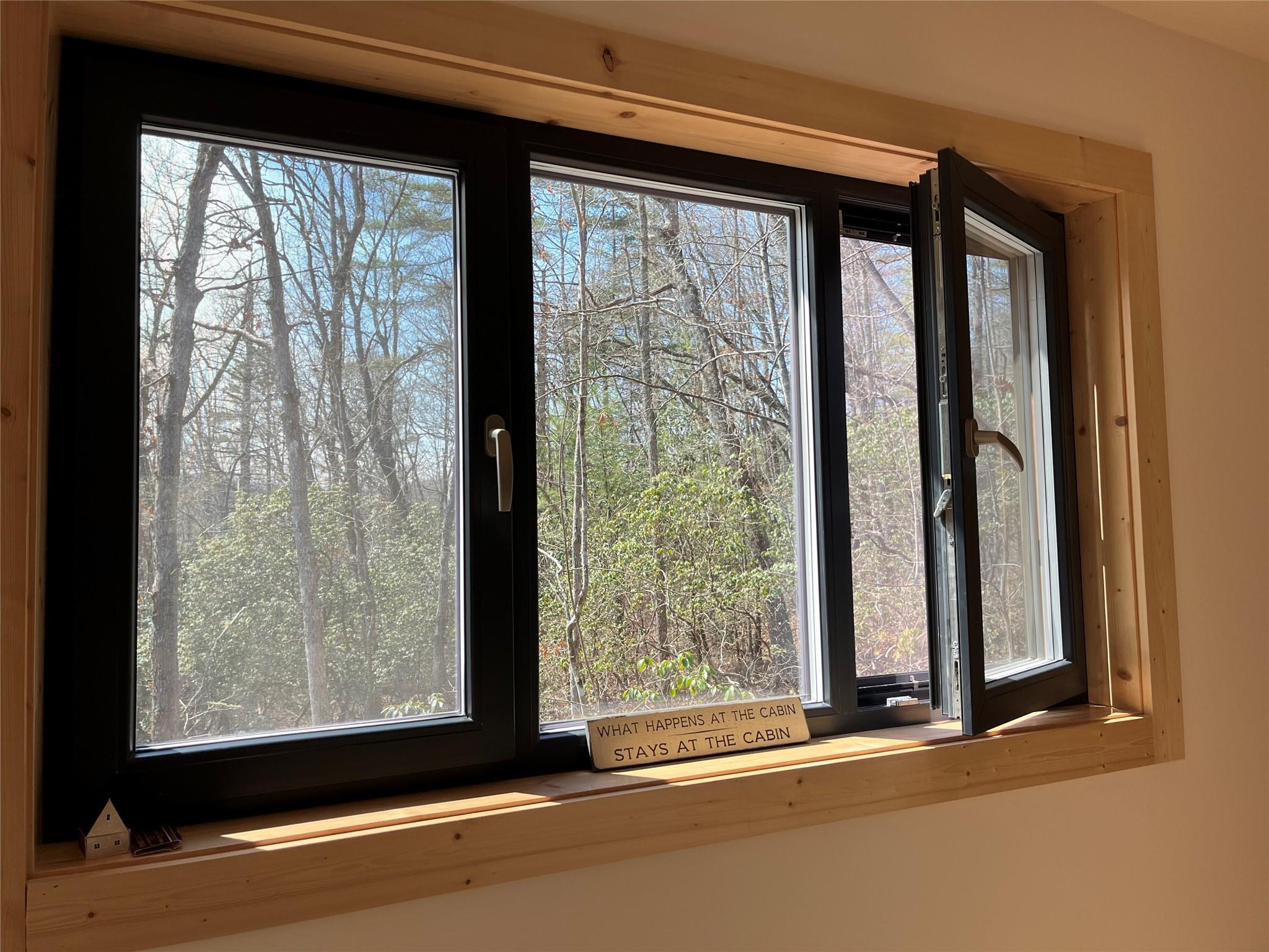 1252 Cardinal Road Brevard, NC 28712 - Photo 10 of 31 a view of a large window with an outdoor space