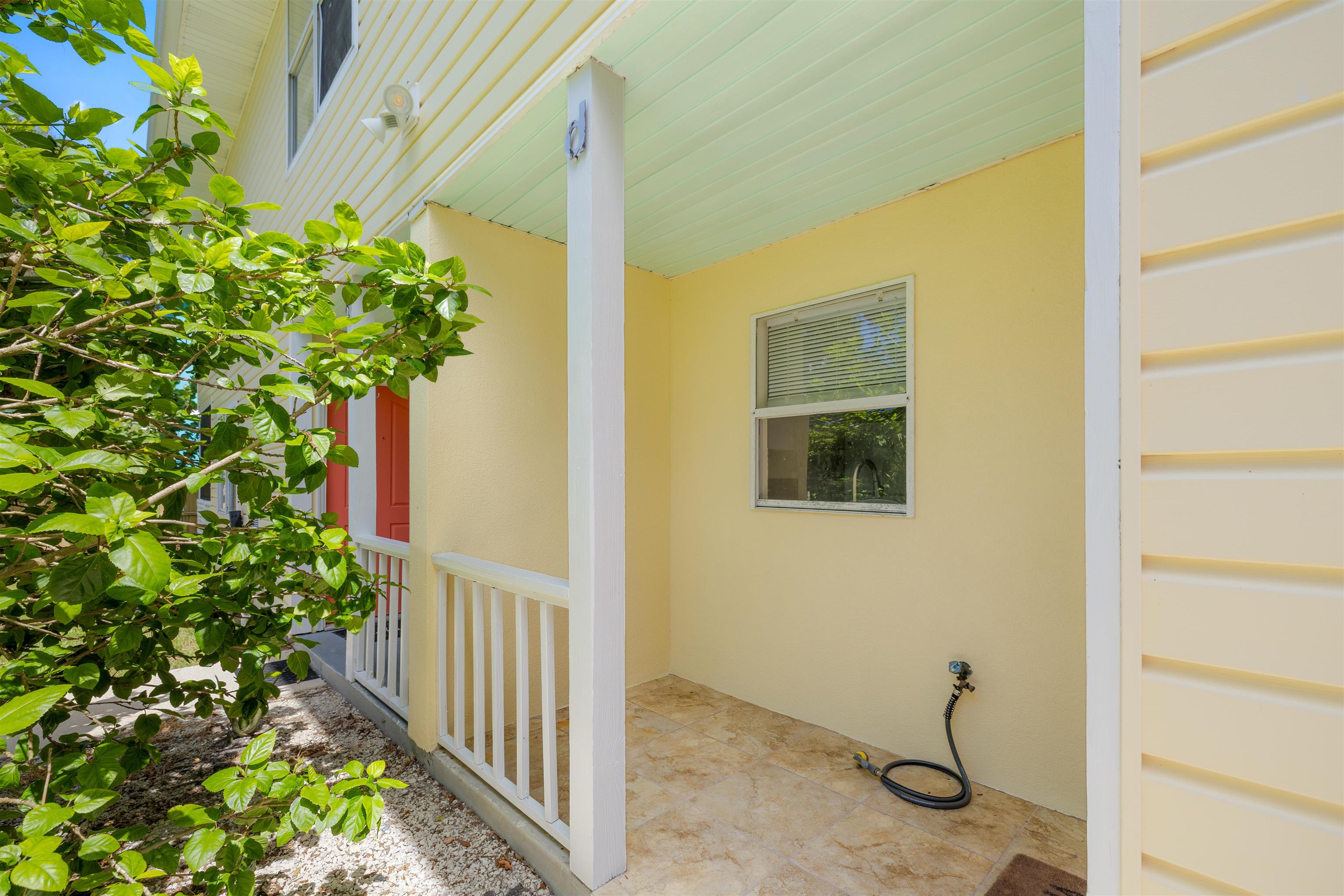 109 B Street, Unit D St. Augustine Beach, FL 32080 - Photo 26 of 29 a plant that is in front of a door