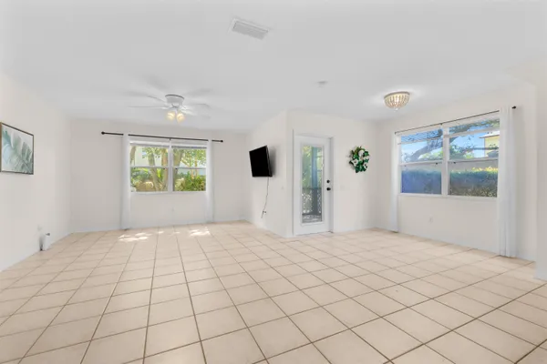 a view of a street from a balcony