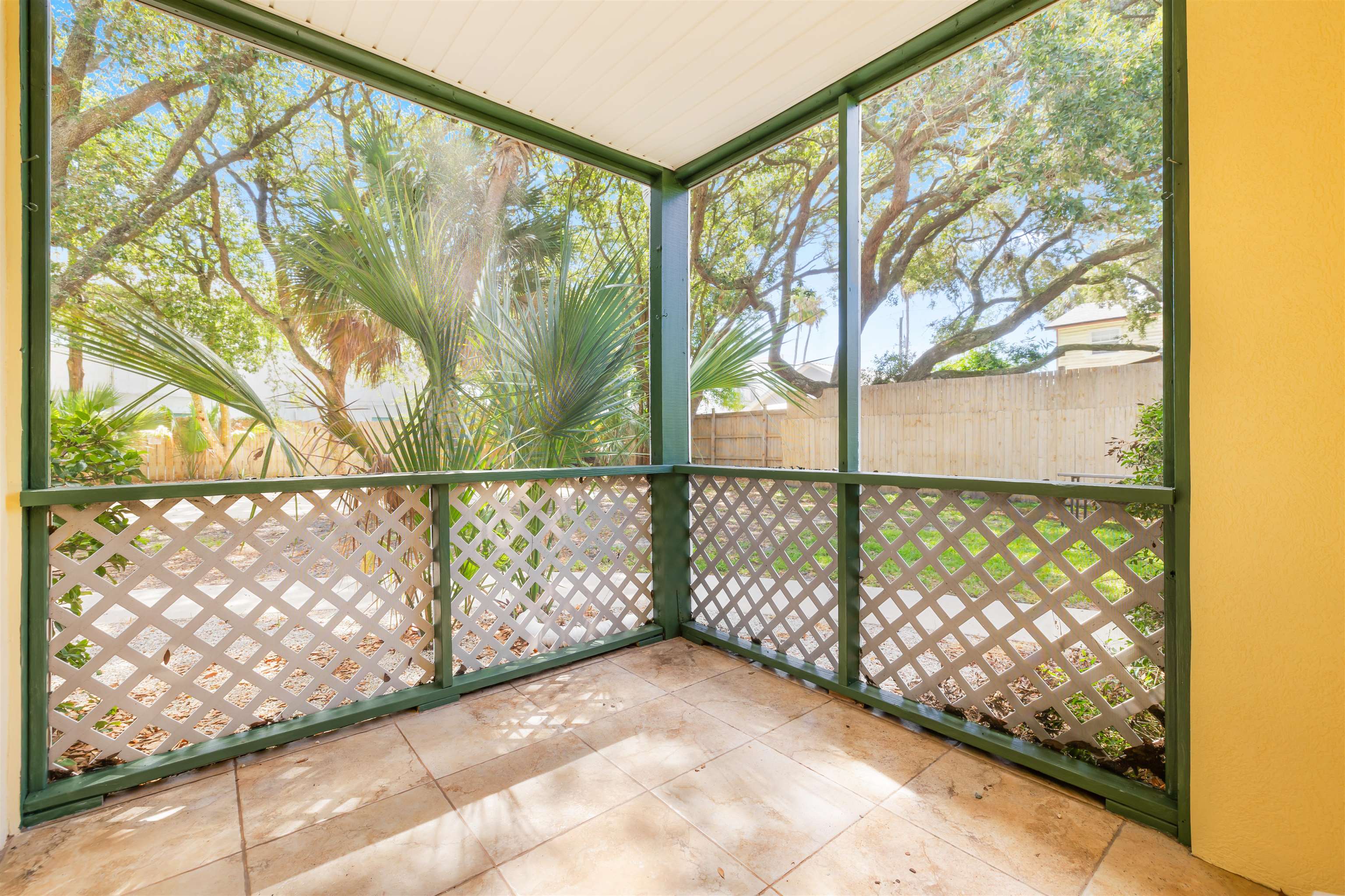 109 B Street, Unit D St. Augustine Beach, FL 32080 - Photo 9 of 29 a view of a street from a balcony
