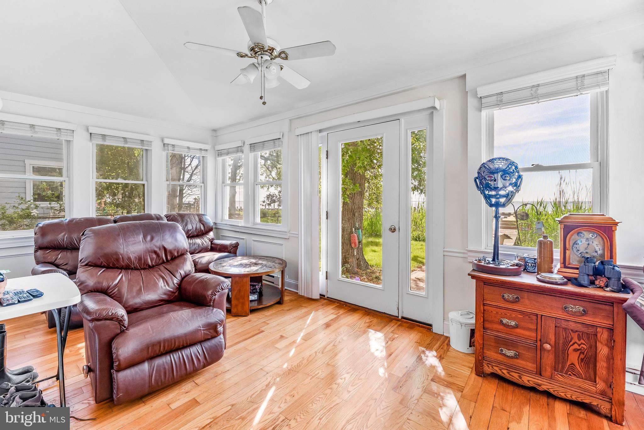 4749 Oak Road Shady Side, MD 20764 - Photo 30 of 51 The whole room is encased in amazing water views.