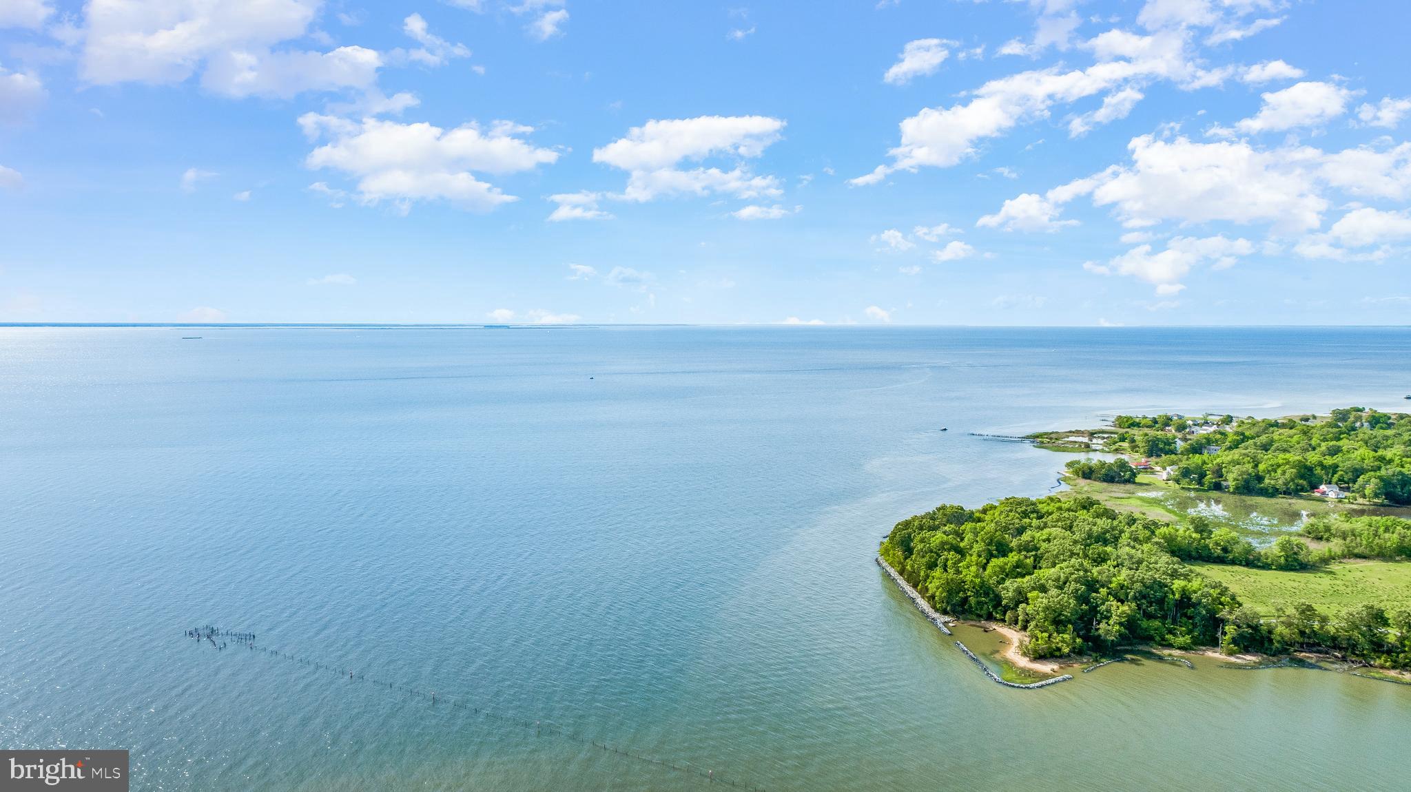 4749 Oak Road Shady Side, MD 20764 - Photo 48 of 51 Aerial view of the shore line the bayr.