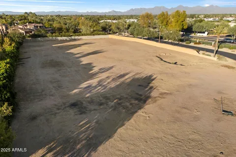 a view of a road with an ocean view