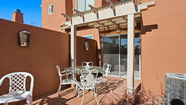 a view of balcony and patio