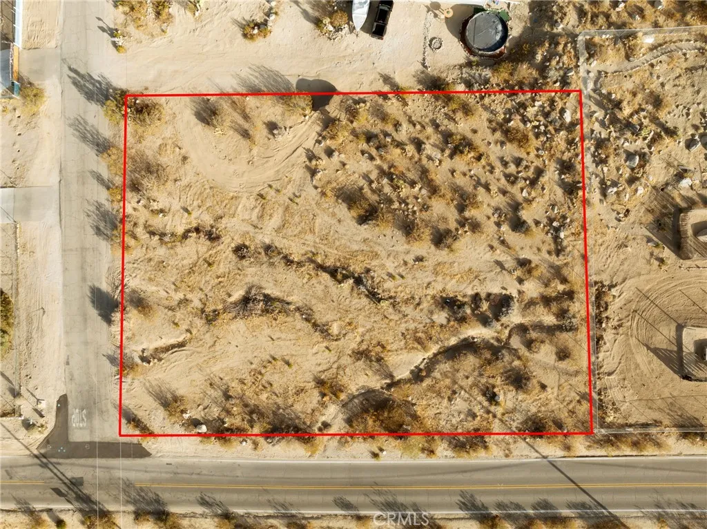 721 Zircon Road Lucerne Valley, CA 92356 - Photo 4 of 7 Red boundary lines on pictures are an estimate and for marketing purposes only. Buyer to verify all aspects of this property including, but not limited to utilities, assessments, boundaries, usage, access, and zoning to satisfy themselves.