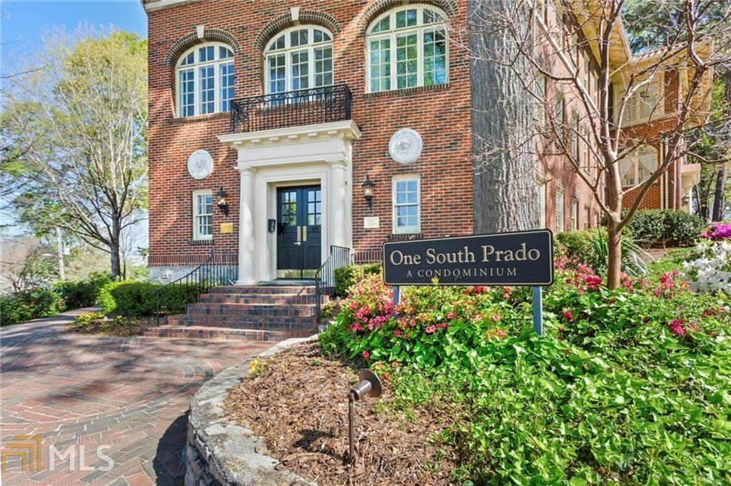 1 South Prado Northeast, Unit 5 Atlanta, GA 30309 - Photo 3 of 33 a front view of a house with garden