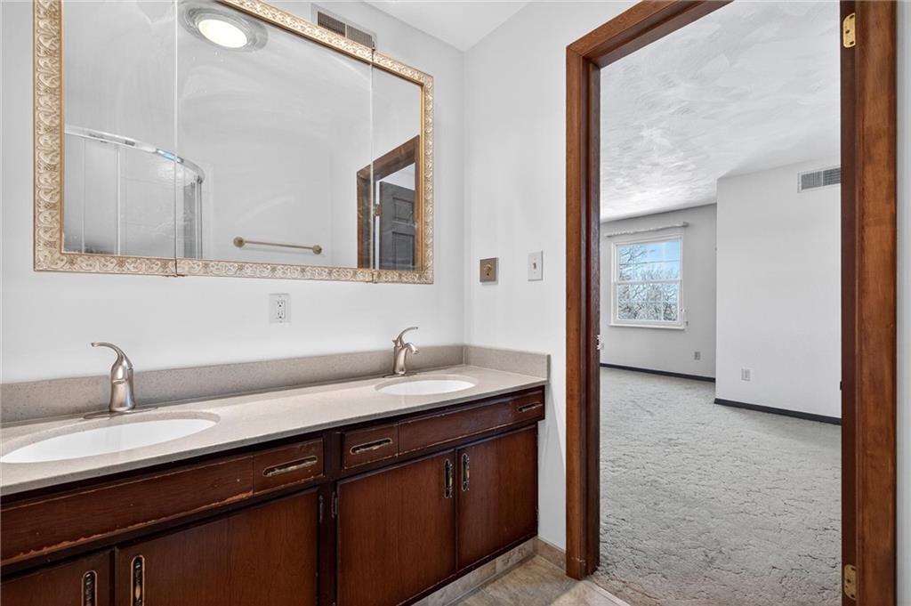 110 Spring Drive Apollo, PA 15613 - Photo 30 of 50 a bathroom with a sink and a mirror