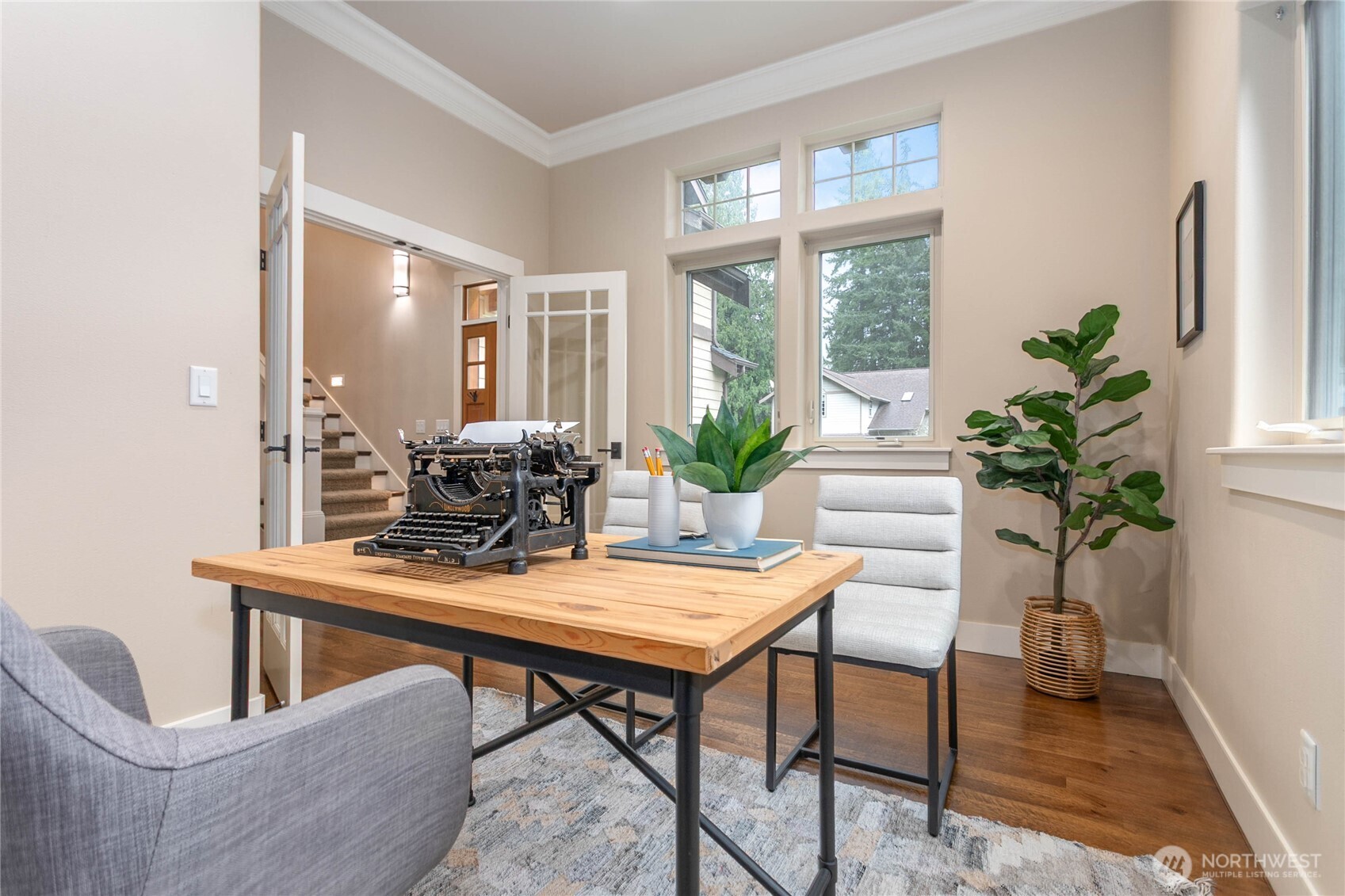 61 Windward Drive Bellingham, WA 98229 - Photo 15 of 36 a dining room with furniture and wooden floor