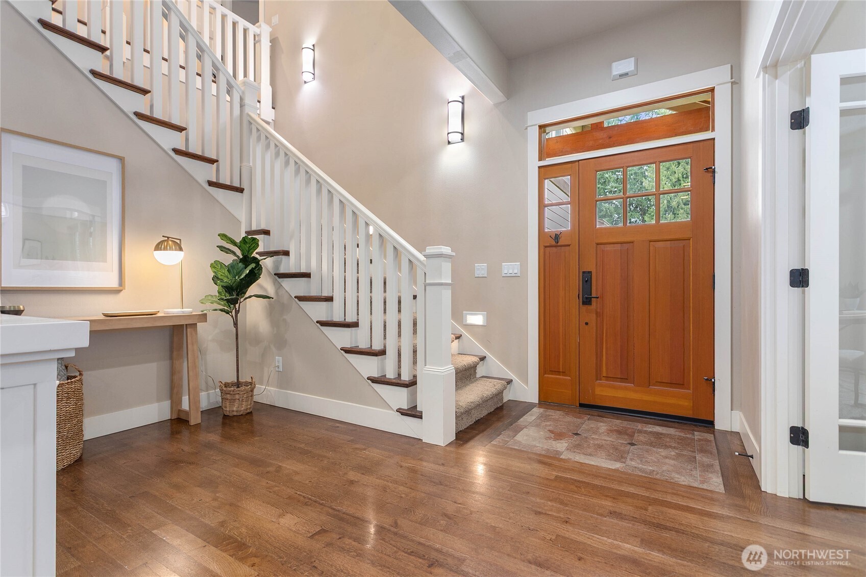 61 Windward Drive Bellingham, WA 98229 - Photo 17 of 36 a view of entryway and hall with wooden floor