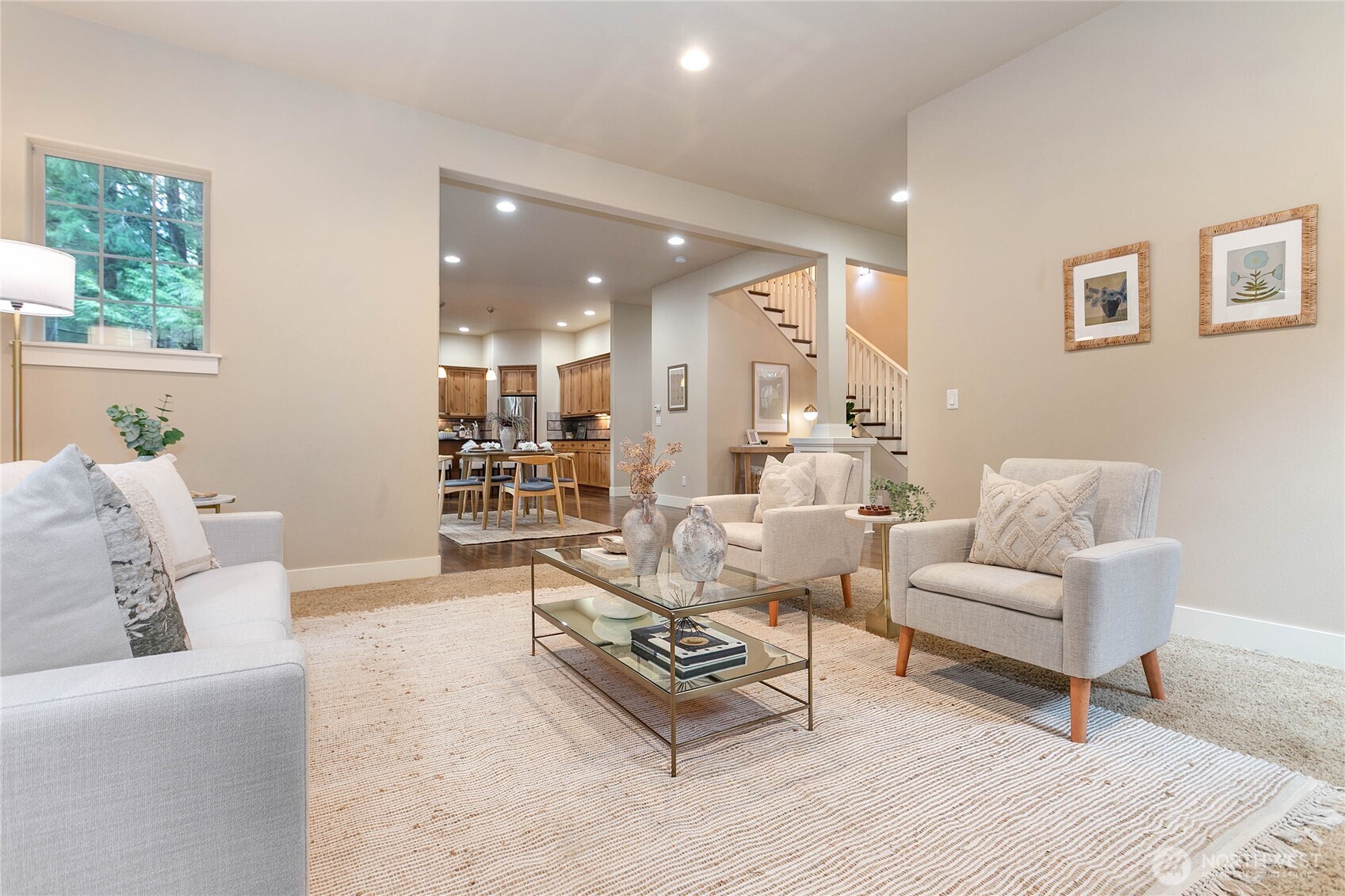 61 Windward Drive Bellingham, WA 98229 - Photo 6 of 36 a living room with furniture and wooden floor