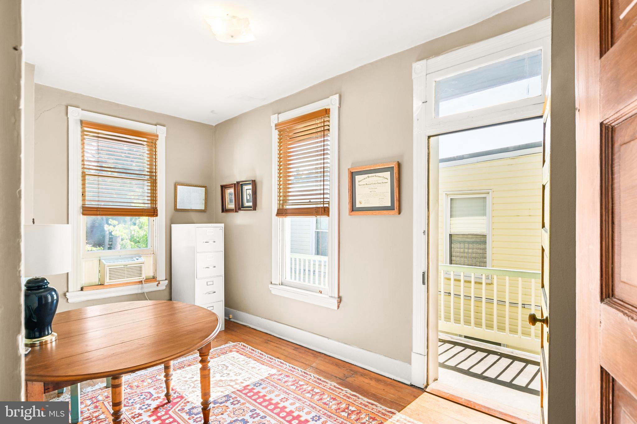 321 East 3rd Street Frederick, MD 21701 - Photo 22 of 23 Third bedroom with balcony for morning coffee.