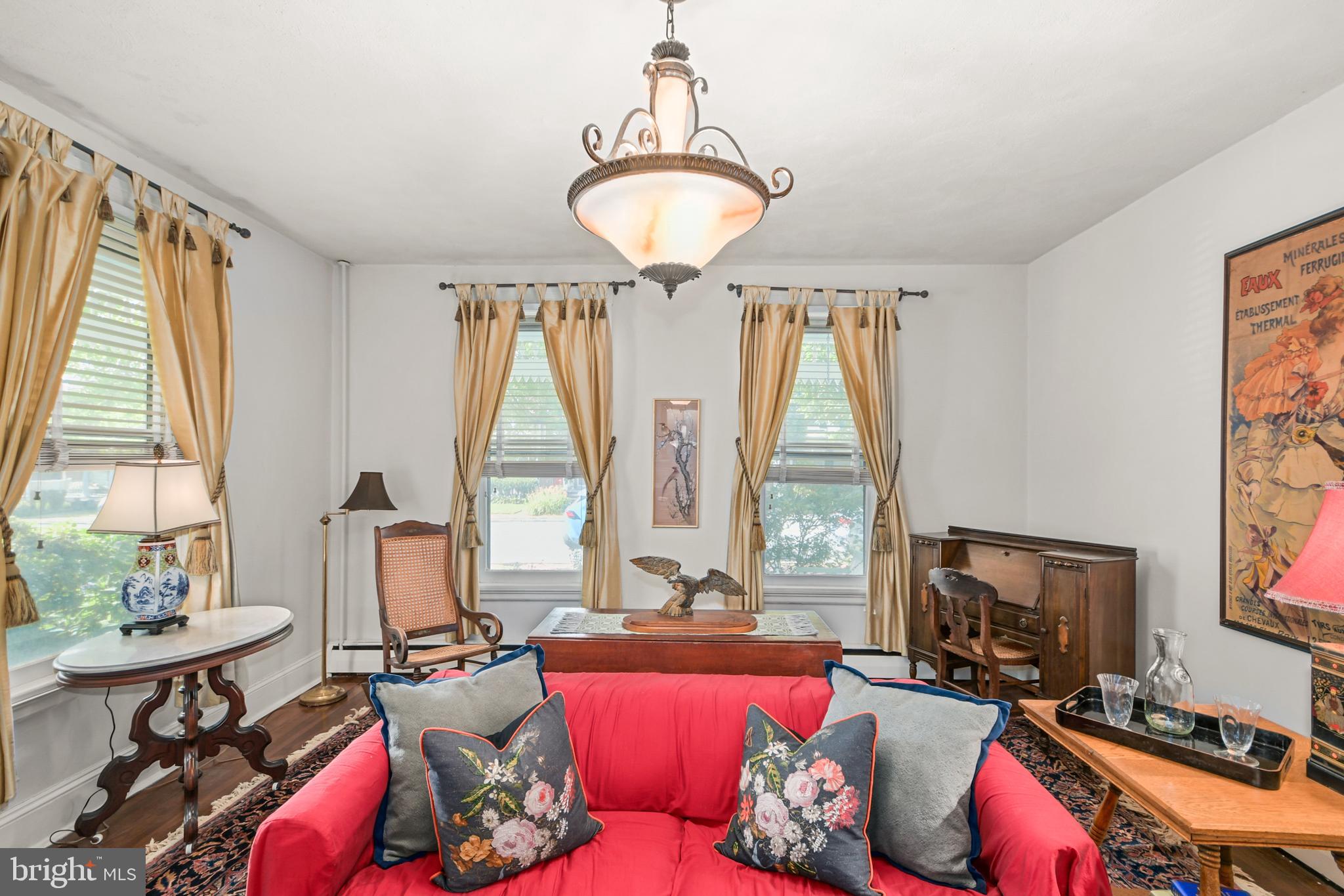 321 East 3rd Street Frederick, MD 21701 - Photo 6 of 23 Gorgeous living room with gas fireplace