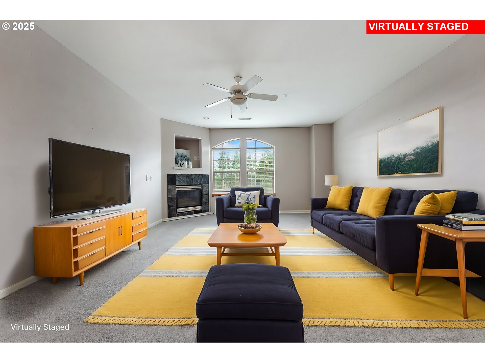 20508 Southwest Roy Rogers Road, Unit 328 Sherwood, OR 97140 - Photo 8 of 48 a living room with furniture and a flat screen tv