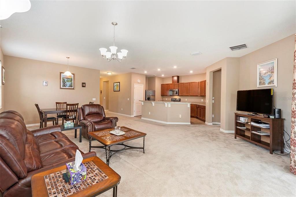12343 Moss Lake Loop New Port Richey, FL 34655 - Photo 10 of 24 a living room with furniture and a flat screen tv