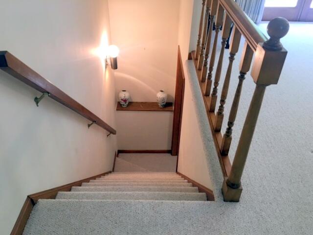 300 Augusta Road, Unit 2 Winslow, ME 04901 - Photo 21 of 32 Stairs to finished lower level