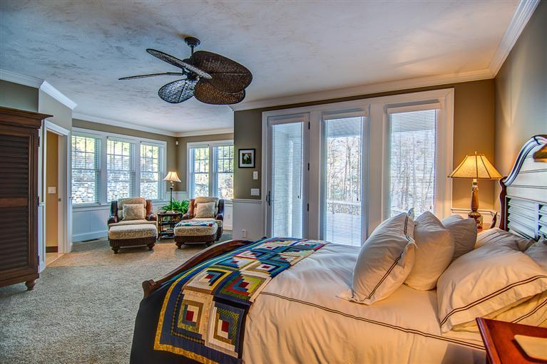 3 Harbor Ridge Road Mashpee, MA 02649 - Photo 19 of 34 a bedroom with a bed and a large window