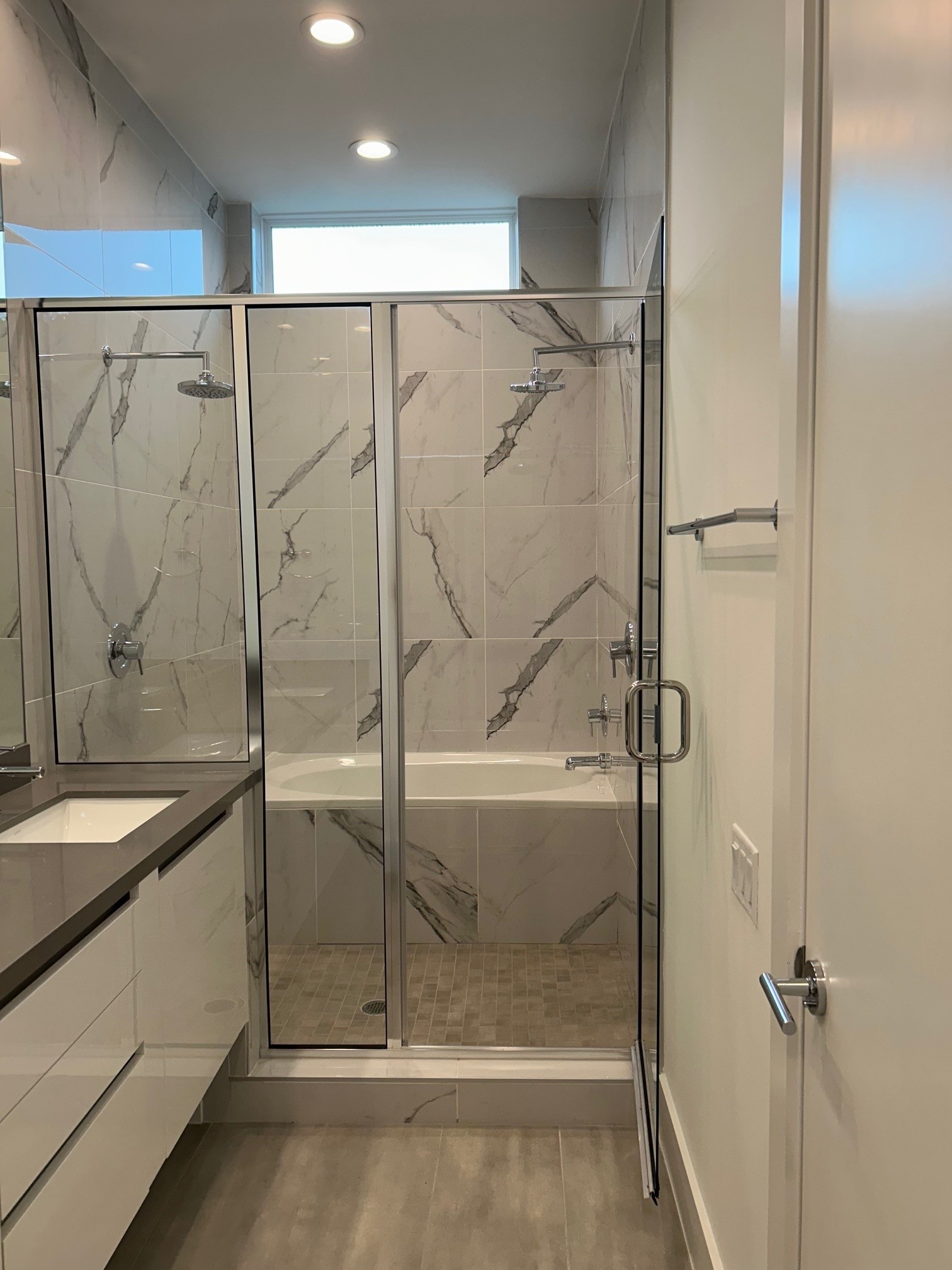 2835 Decker Pl. Houston, TX 77003 - Photo 6 of 6 a bathroom with a shower and a sink