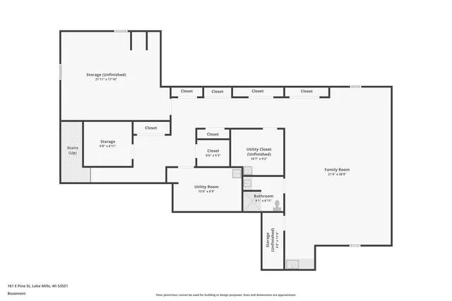 $495,000 | 161 East Pine Street, Lake Mills, WI 53551