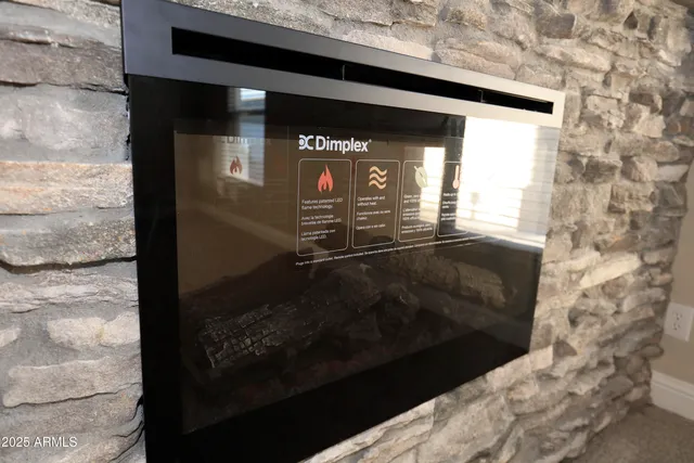 a bathroom with a glass door