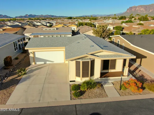 a view of a city with a mountain