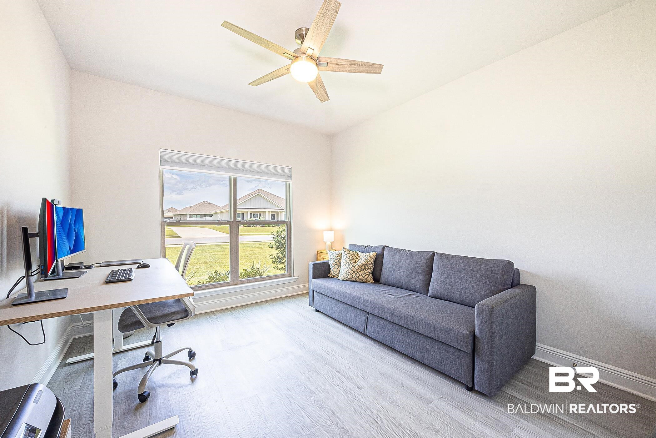 11044 Native Dancer Way Daphne, AL 36526 - Photo 23 of 67 Office space with light wood-type flooring and ceiling fan