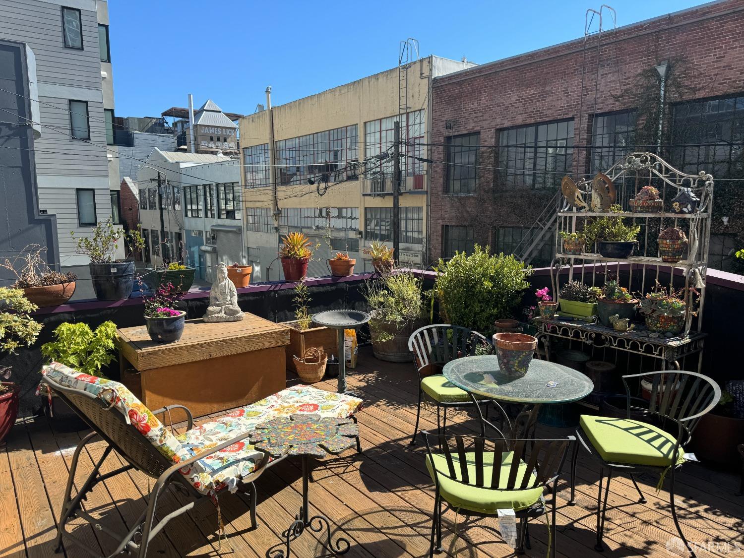 9 Grace Street San Francisco, CA 94103 - Photo 16 of 29 a view of a chairs and table in a patio