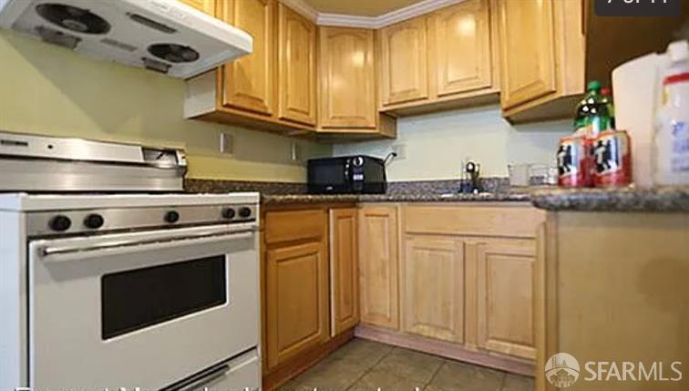 9 Grace Street San Francisco, CA 94103 - Photo 22 of 29 a kitchen with stainless steel appliances granite countertop a sink a stove and cabinets