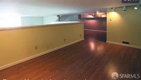 a bird view of an empty room