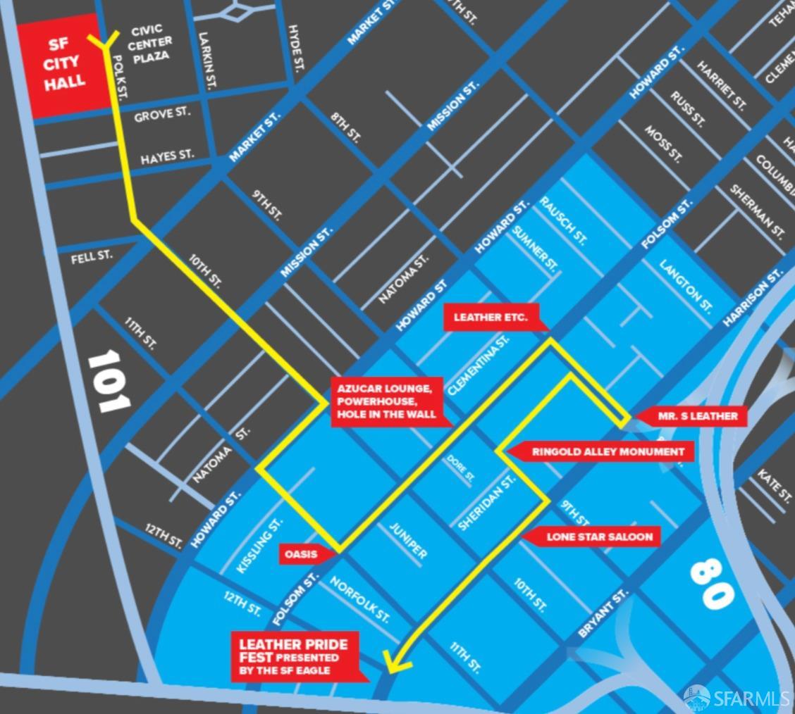 9 Grace Street San Francisco, CA 94103 - Photo 26 of 29 a bird view of an empty room