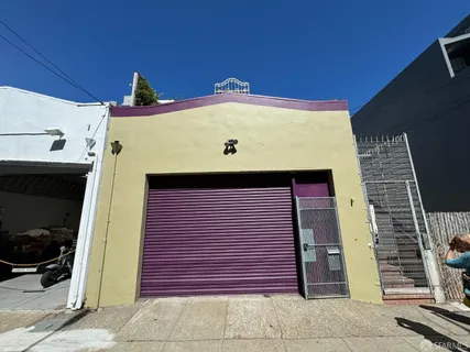 a front view of a building