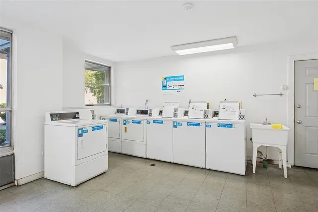 a room with storage and utility