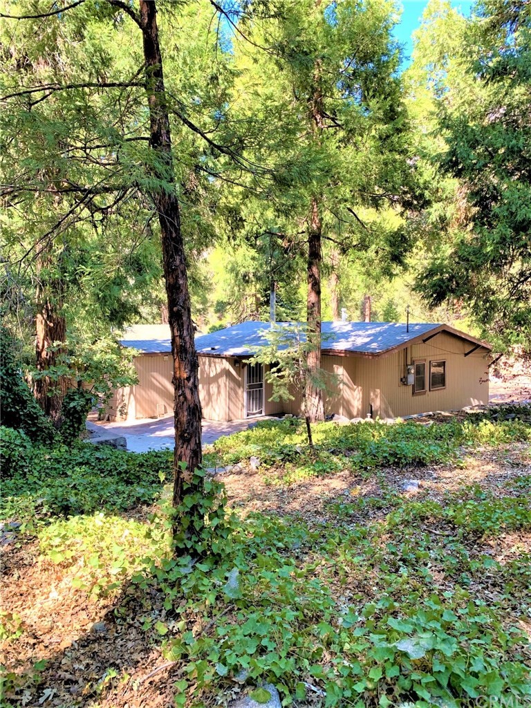 9181 Corral Road Forest Falls, CA 92339 - Photo 1 of 1 a backyard of a house with lots of green space
