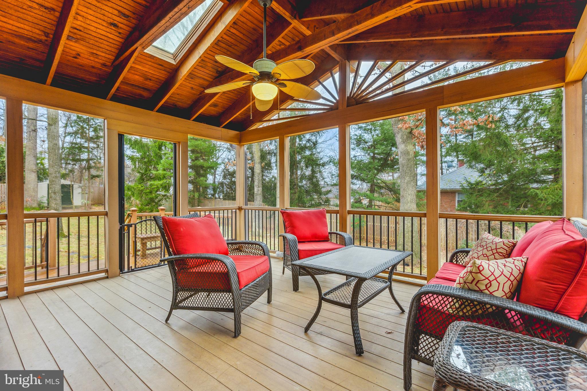 9308 Emory Grove Road Gaithersburg, MD 20877 - Photo 18 of 45 Screened porch for relaxing and enjoying the yard