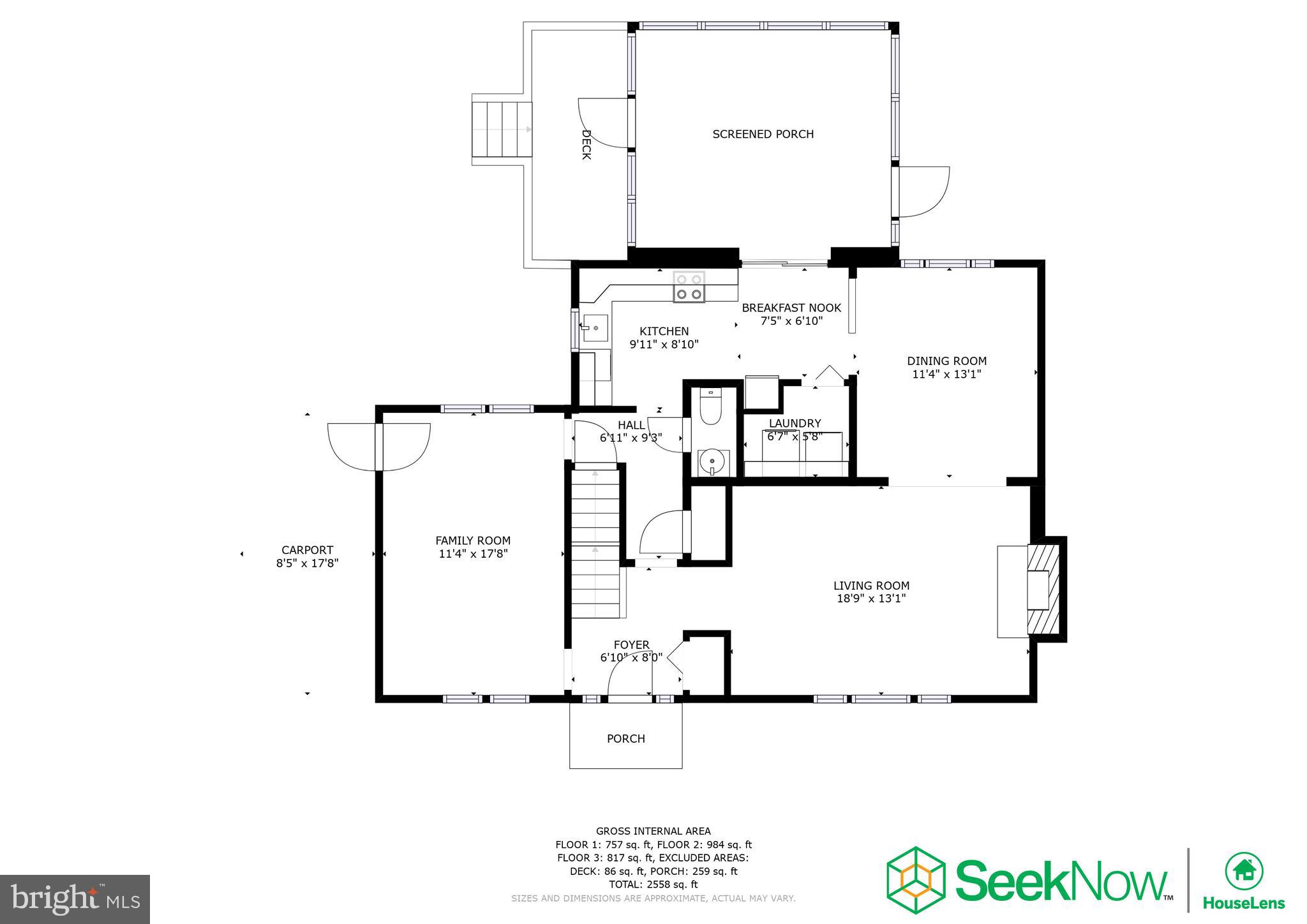 9308 Emory Grove Road Gaithersburg, MD 20877 - Photo 43 of 45 Main level floor plan