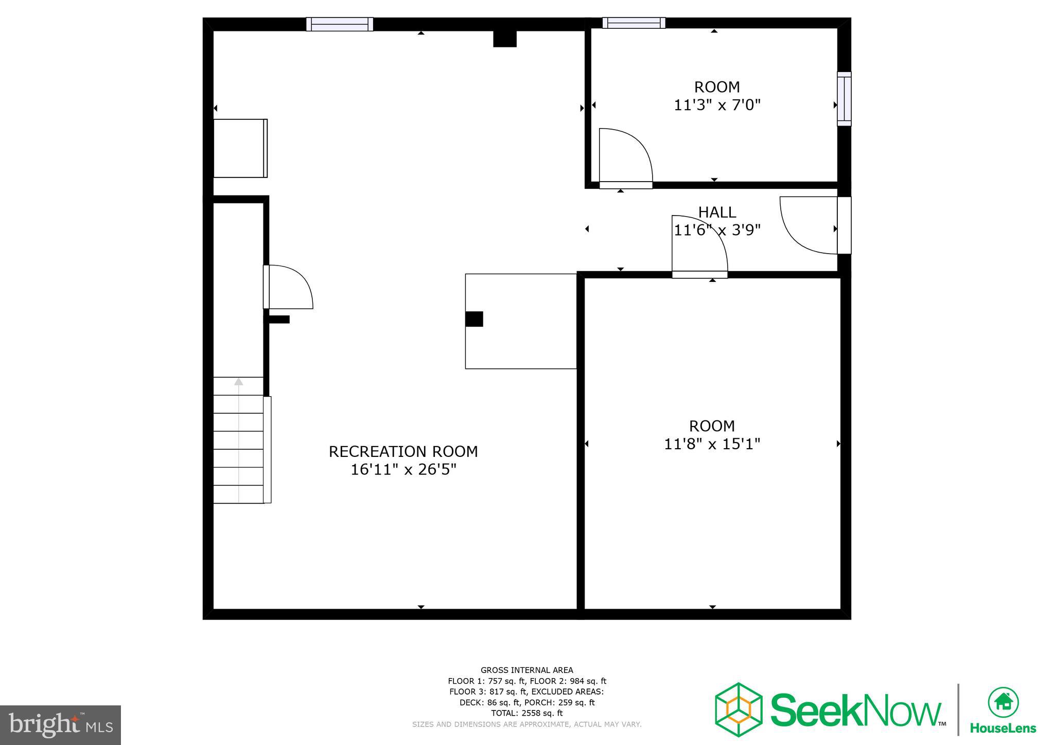 9308 Emory Grove Road Gaithersburg, MD 20877 - Photo 45 of 45 Basement floor plan