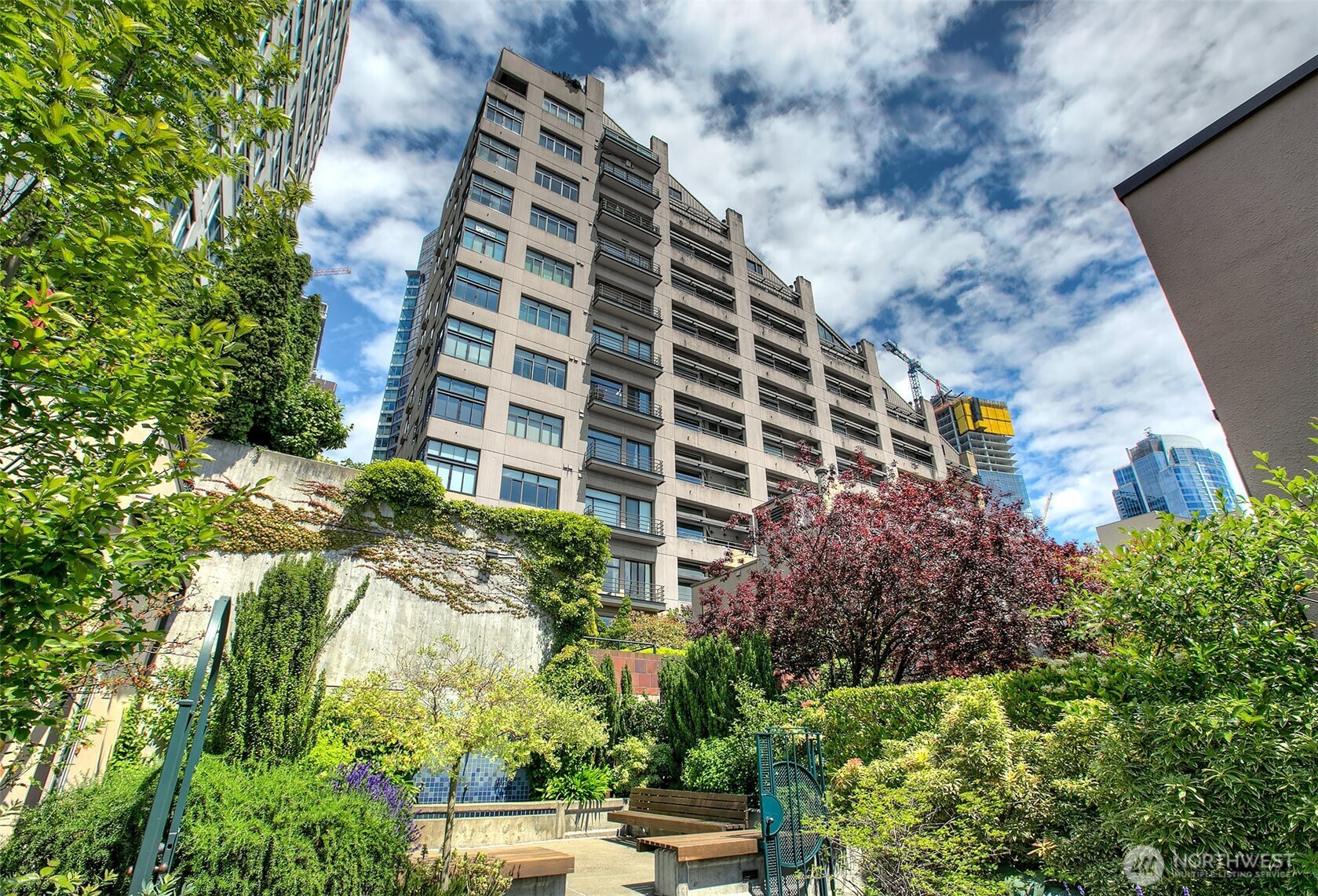 2021 1st Avenue, Unit E8 Seattle, WA 98121 - Photo 32 of 32 a front view of a building