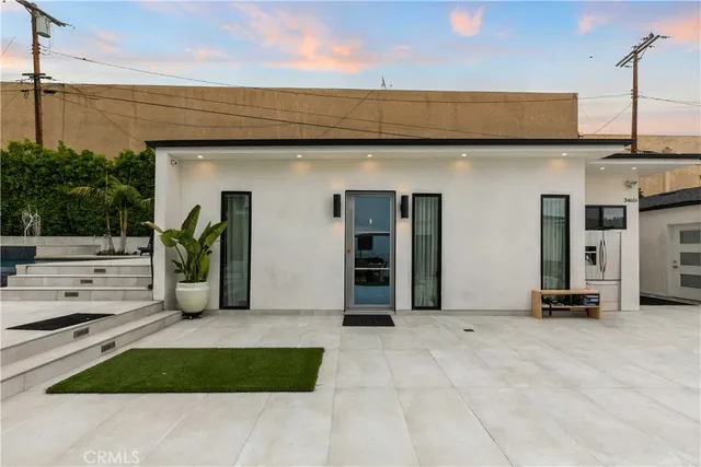 a view of a house with sitting area