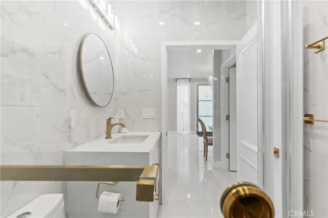 a view of a room with a shower