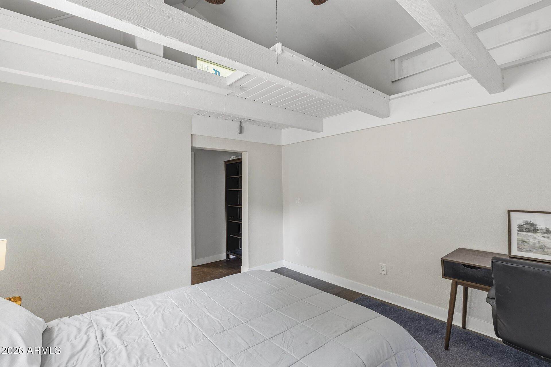5228 North 15th Street Phoenix, AZ 85014 - Photo 83 of 96 a bedroom with a bed and a desk