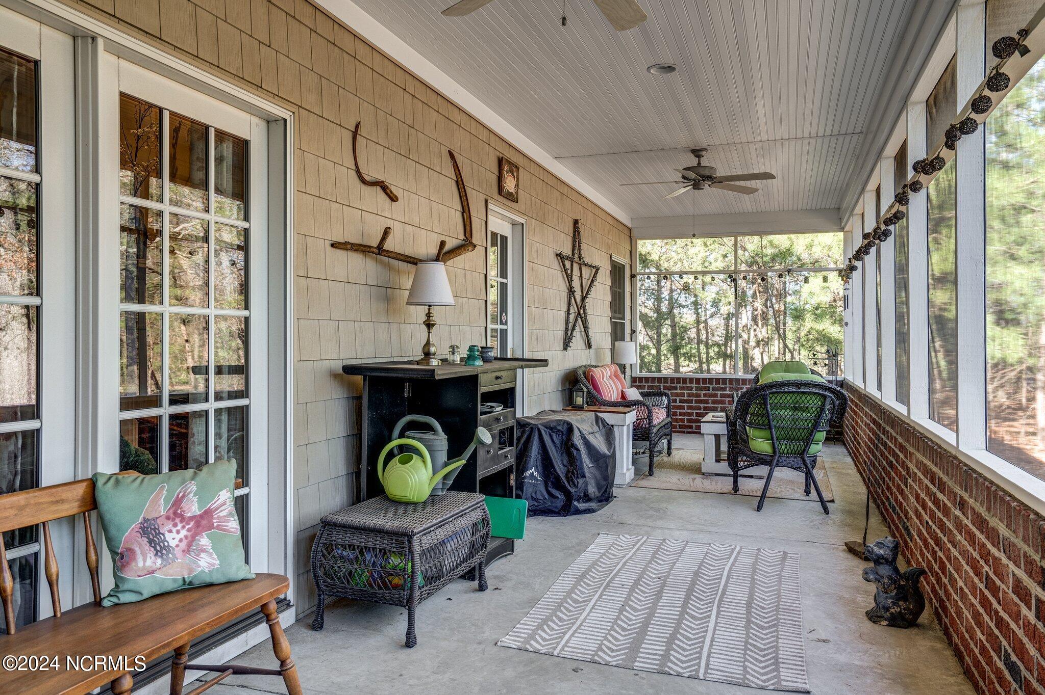 7368 Huddlestone Road Bailey, NC 27807 - Photo 48 of 54 Screened Rear Porch